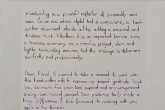 write anything in beautiful and neat english and bangla handwriting