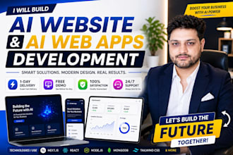 build ai website, ai web application and ai software