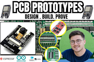 make hardware prototyping, schematic, pcb, esp32, esp8266, stm32,embedded system