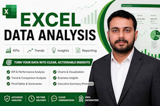 create excel formulas, pivottables, charts and reports