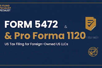 file your foreign owned US llc tax return, form 5472 and 1120
