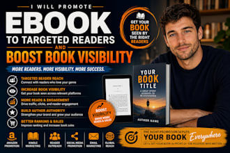 promote ebook to targeted readers and boost book visibility