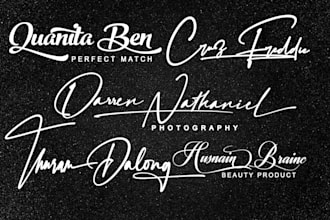 design signature logo, luxury, real estate, email, handwritten, photography