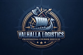 design logistic, professional logistics, hunting, elegant courier, shipping logo