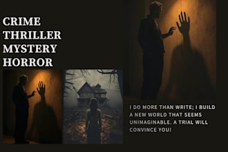 ghostwrite and rewrite thriller story crime mystery novel