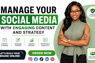 manage your social media with engaging content and strategy