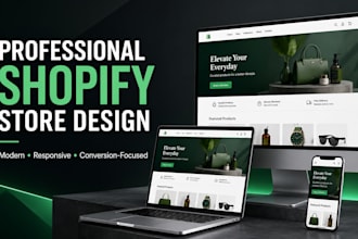 build a professional shopify website