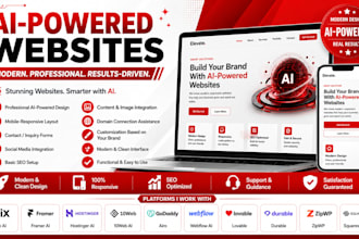 build a professional ai website using wix, framer, hostinger, 10web godaddy airo