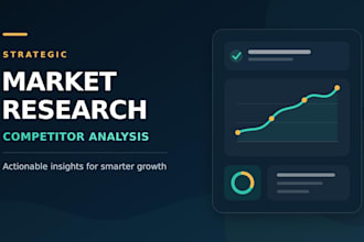 conduct strategic market research and competitor analysis
