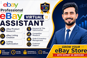 be your ebay store manager, ebay dropshipping expert and virtual assistant