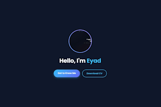build a stunning web developer portfolio and landing page