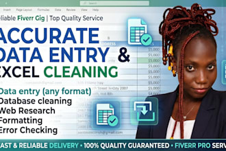 do accurate date entry, web research, and copy typing