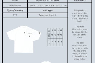 create a professional clothing tech pack for your brand