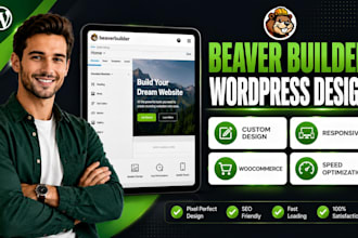 create beaver wordpress website, beaver website builder using beaver builder