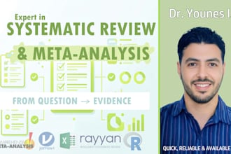conduct a healthcare systematic review and meta analysis