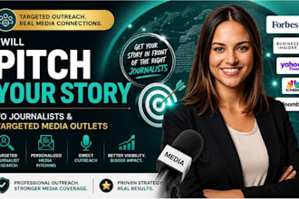 pitch your brand story to journalists and targeted media outlets