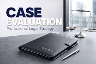 provide a professional legal case evaluation and strategy document