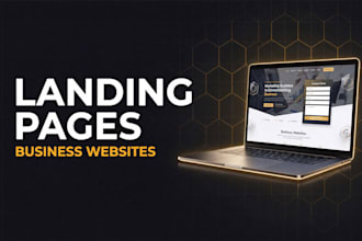 build a custom landing page or business website