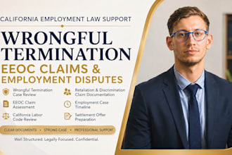 be your employment lawyer in california fl for wrongful termination, eeoc claims