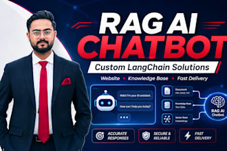 build a custom rag ai chatbot with langchain for your website