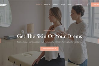 design wix med spa website aesthetic clinic botox filler cosmetic clinic website