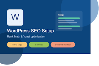 do wordpress on page SEO setup with rank math or yoast