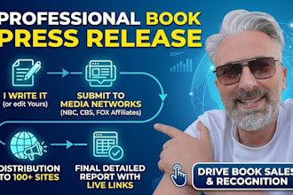 do book press release distribution, submit press release for your book launch