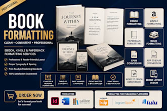 ebook formatting, kindle formatting, paperback formatting, book formatting,ebook