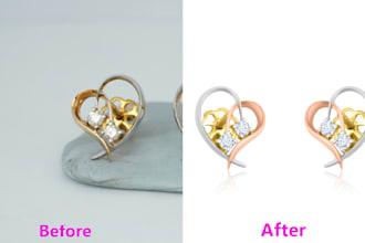 professionally retouch and edit jewelry photos for ecommerce