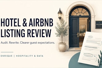 audit and rewrite your airbnb or hotel listing