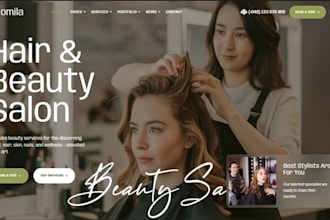 build wix beauty salon website nail salon lash bar hair salon facial spa website