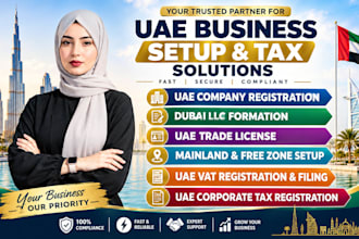 do uae company registration, business incorporation, trade license and vat setup