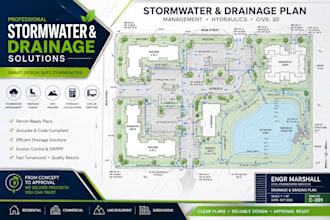 create stormwater management, grading, drainage and erosion control plans