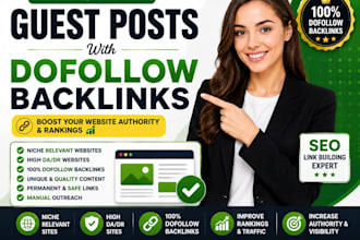 provide niche relevant guest posts