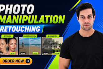 do any photo manipulation and retouch image or fix ai image error professionally