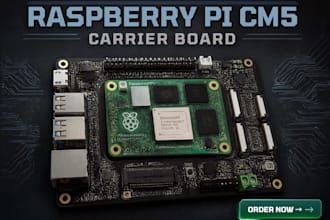 raspberry pi cm5 pcb, carrier board, io board and embedded hardware