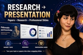 create professional slides from papers and research