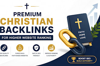 build premium christian backlinks for higher website ranking