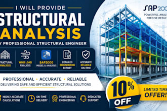 do structural analysis structural engineer wind load sap2000 engineering report