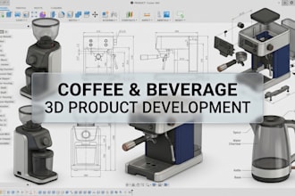 do product development of coffee grinder, espresso machine and electric kettle