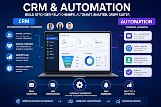setup crm and automation