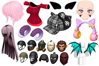 custom roblox ugc accessory 3d modeling and optimization