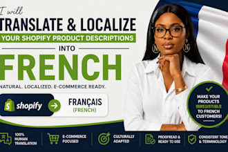 translate and localize your shopify product descriptions into french
