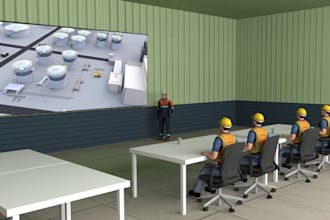 3d industrial safety training animation