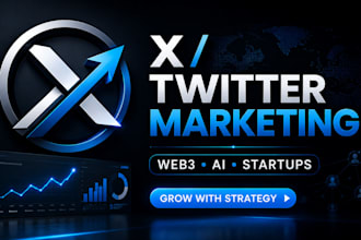 do x twitter marketing for web3 ai startups, organic growth and promotion