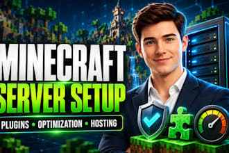 minecraft server setup plugin setup server optimization server hosting lag fix