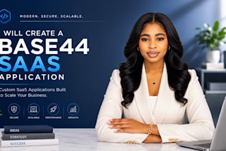 create a base44 saas application web app mvp and ai powered platform