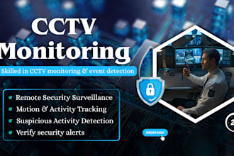 monitor your cctv cameras and video surveillance professionally