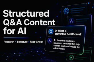 create structured faq content for your ai knowledge base