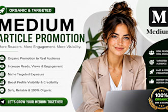 do organic medium article promotion